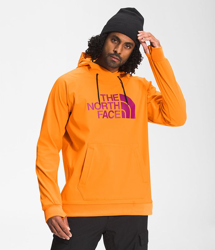 The North Face Hoodie Heren Tekno Logo ZOLU13095 - Oranje